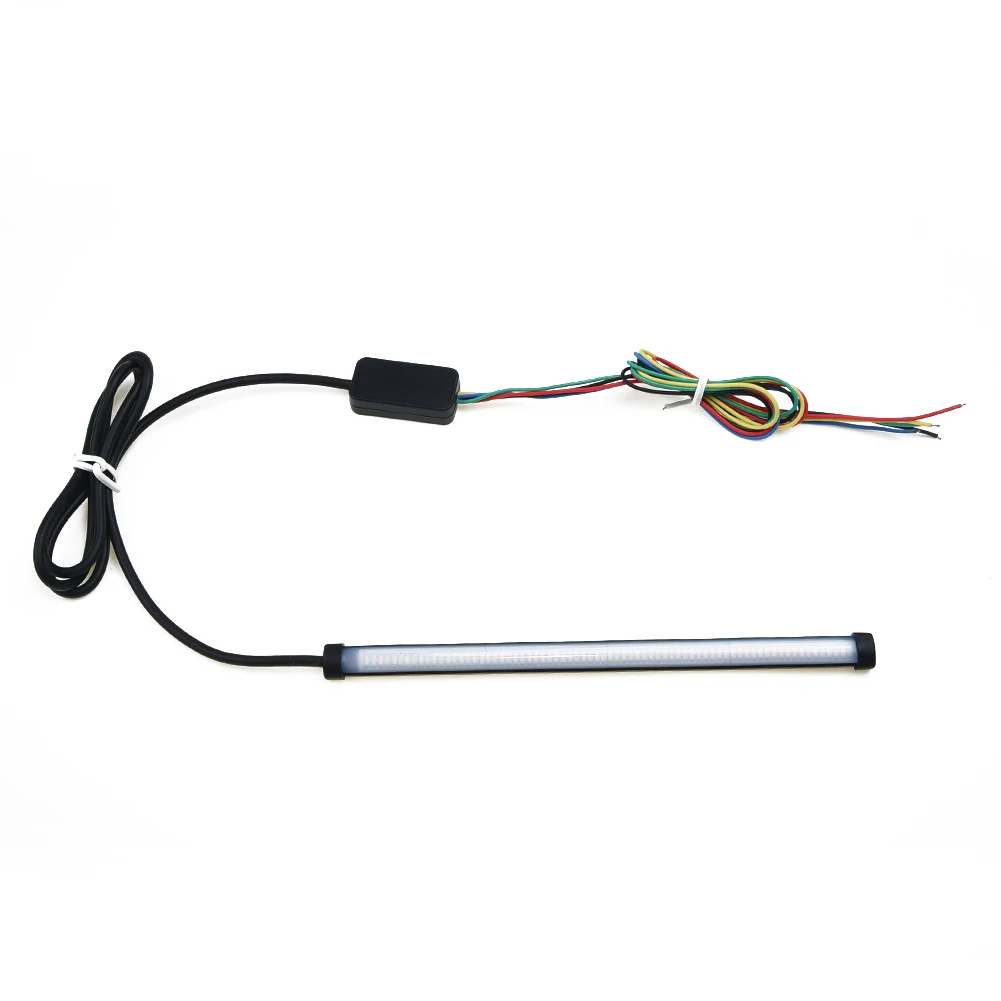 1pc Start Scan Flexible LED Motorcycle Stop Light 20CM Motorcycle Tail Light Motorcycle Parts LED Strip Light