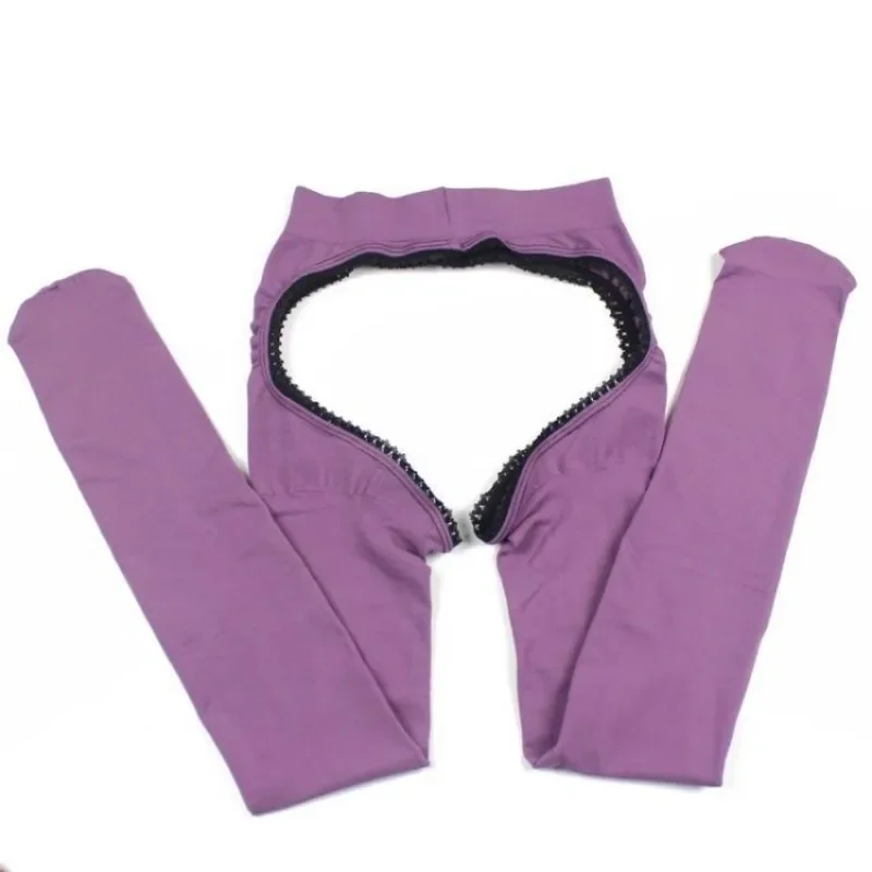 Spring 120D Sling Stockings Women Sexy Candy Color Thigh Socks High Waisted Side Suspender Stockings Not Strangling The Crotch
