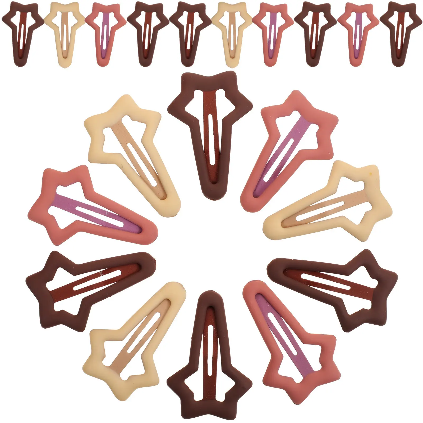 

20 шт. ярких стильных заколок для волос, аксессуары для вечеринок и повседневного использования, аксессуары для волос для подростков