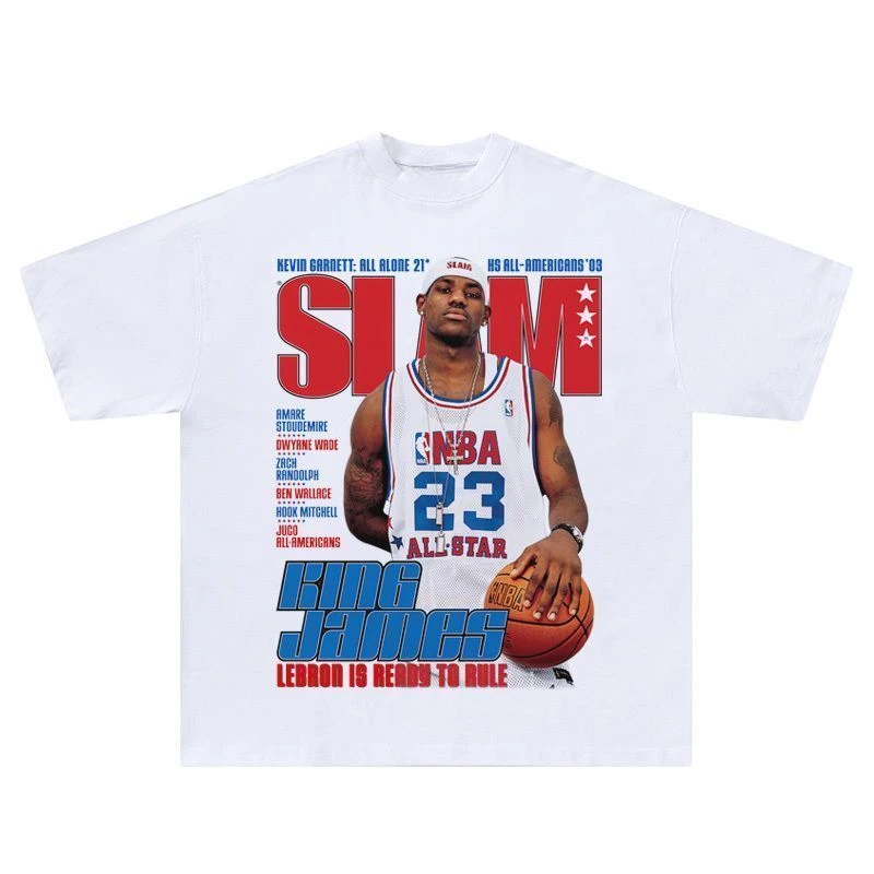 Best Star Short Sleeve American T-shirt Basketball Cotton OK Combination Kobe Bryant Unisex Style Both of Men and Women