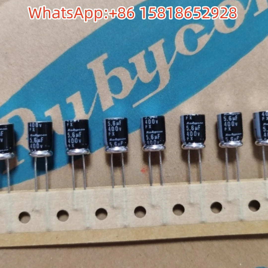 10개 400V5.6UF 8X11.5 루비 PX 표준 모델은 400V4.7UF 전해 커패시터를 대체할 수 있습니다.