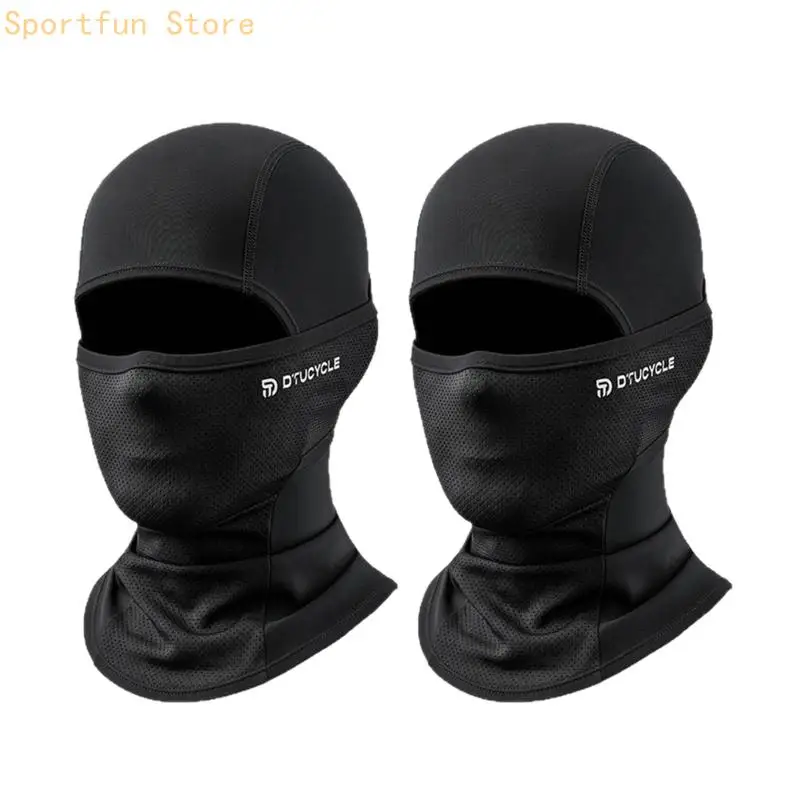 Nylon Ice Silk Face Mask Face Covering for Cycling and Everyday Outdoor Activity X7JD