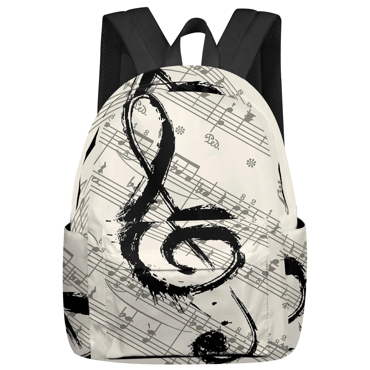 

Music Note Sheet Music Feminina Backpacks Teenagers Student School Bags Laptop Backpack Men Women Female Travel Mochila