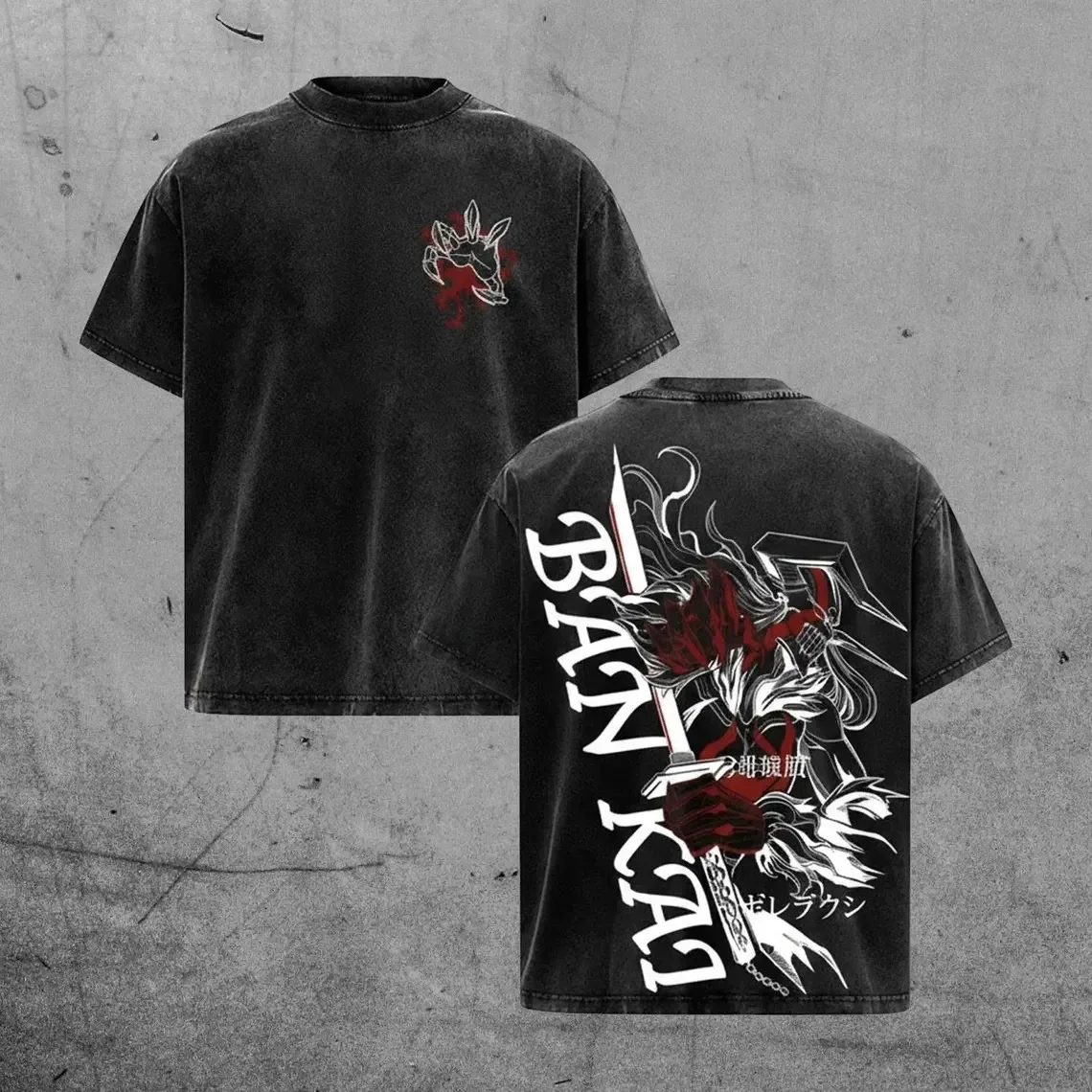 Hot Sale Japanese Anime BLEACH BANKAI Manga Poster Print T-Shirt Summer New Tee Retro Washed Men Women Loose Casual Oversize Top