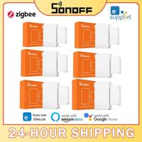 SONOFF DW2 WiFi/ SNZB-04 Zigbee Window Door Sensor Smart Home Security Door Open/Closed Detectors For EWeLink Alexa Google Home