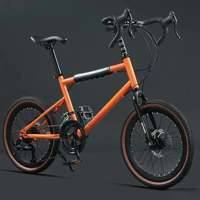 20-дюймовый компактный шоссейный велосипед из высокоуглеродистой стали с регулируемой скоростью, амортизатор