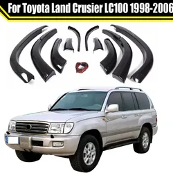 1Set ABS Fender Flares Wide Wheel Arch For Toyota Land Crusier LC100 1998-2006 Double Cab Front Rear Auto Part Accessories