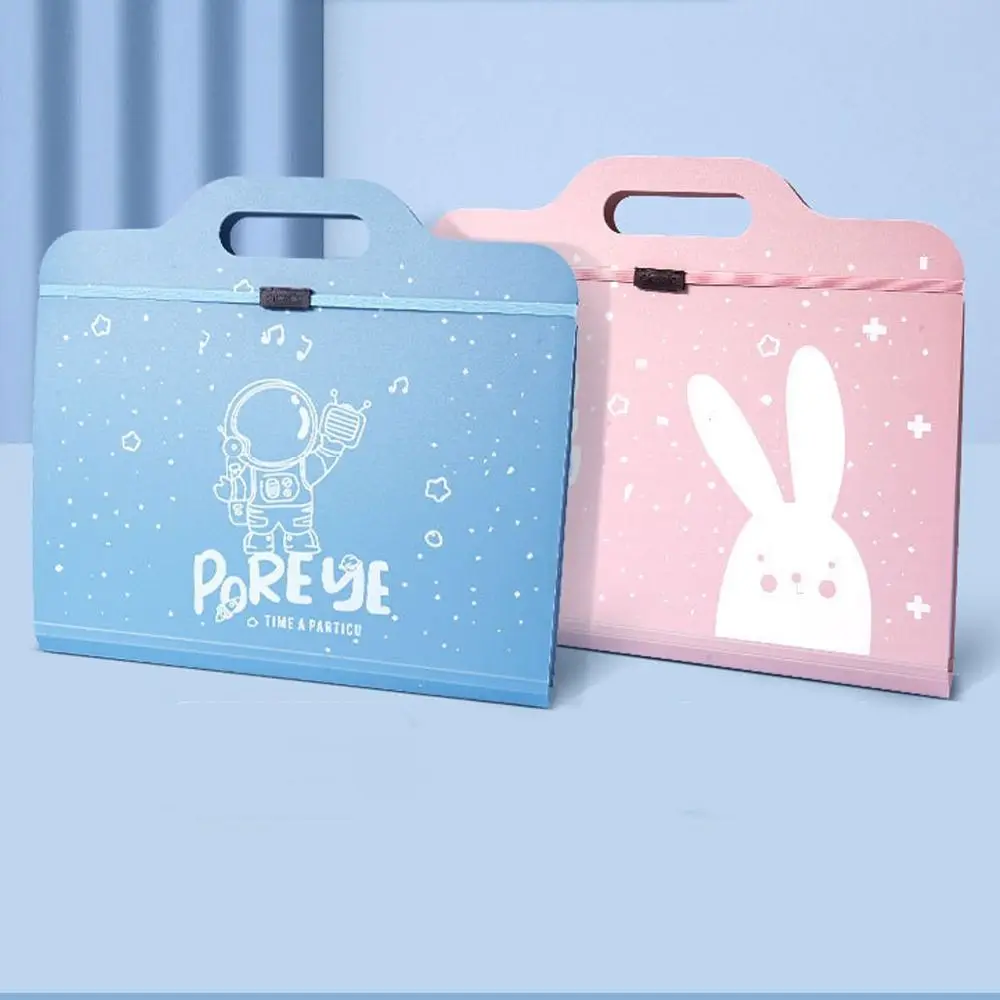 

13 Pockets File Folder Multifunctional Waterproof Test Paper Storage Booklet Dirtyproof Portable Document Bag