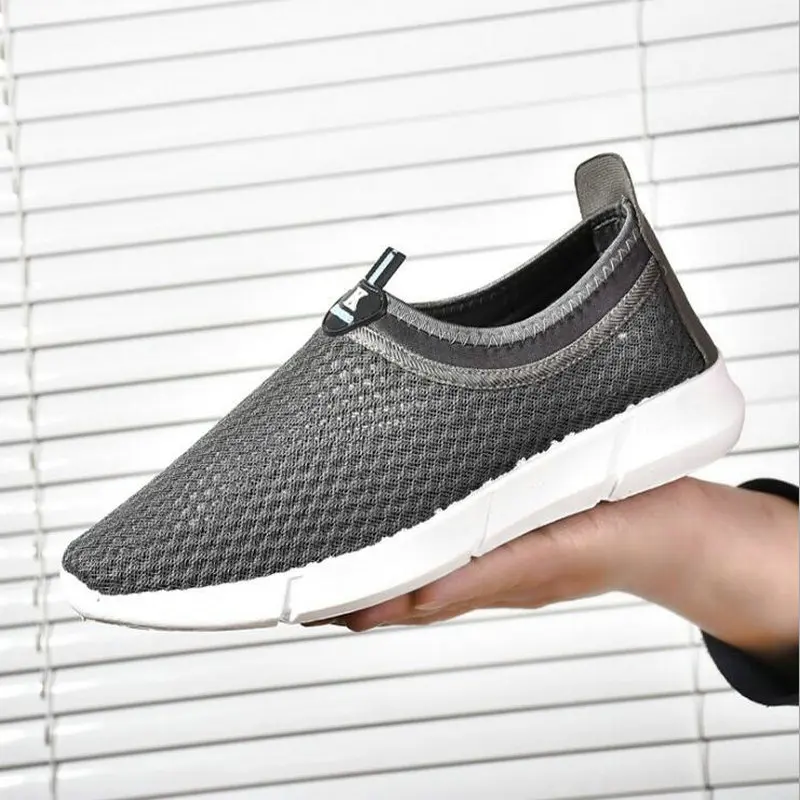 

fashion breathable summer men loafers shoes flats lightweight casual Air mesh sneaker zapatillas deportivas shoes 459