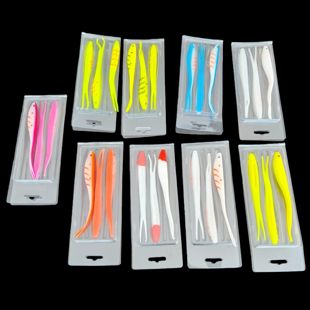 Señuelos Blandos Swolfy con Cola de Horquilla – TPR para Pesca en Mar - imagen 2