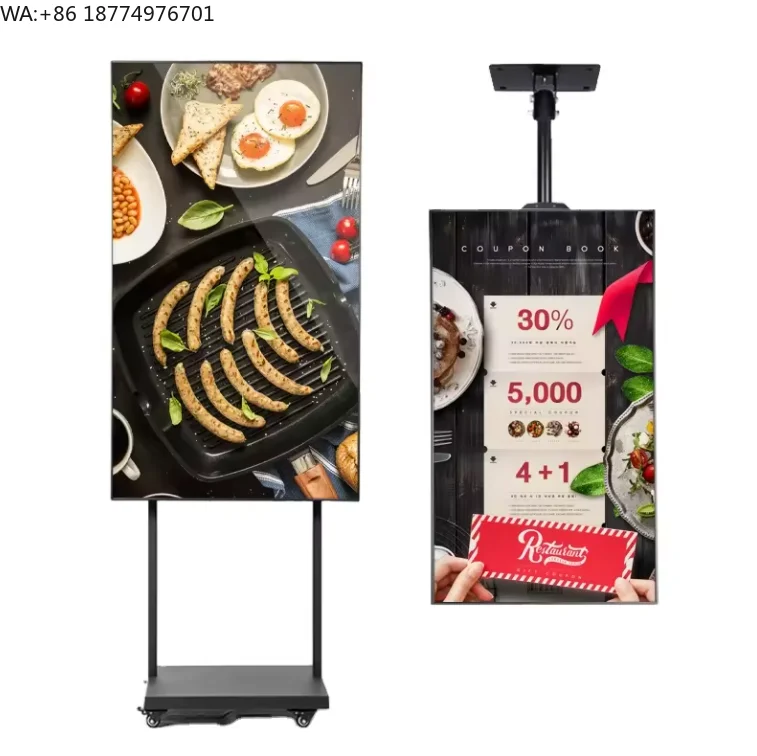 

32 Inch Hanging Lcd Advertising Player Ultra-slim Wall-mounted Digital Signage Display