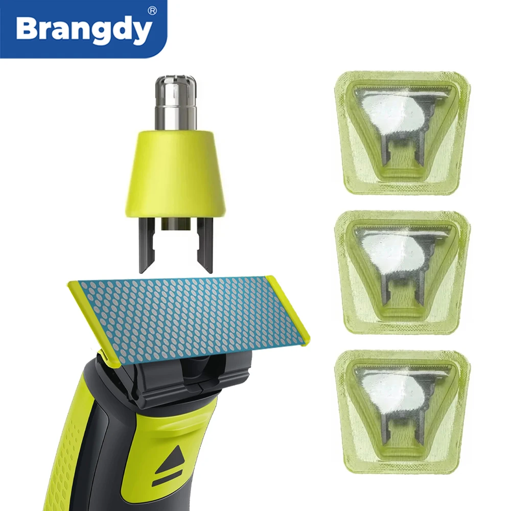 

Brangdy High Quality Shaver Replacement Blades for One Blade QP2520 QP2630 QP2515 QP2510 QP6510 Hybrid Electric Beard Trimmer