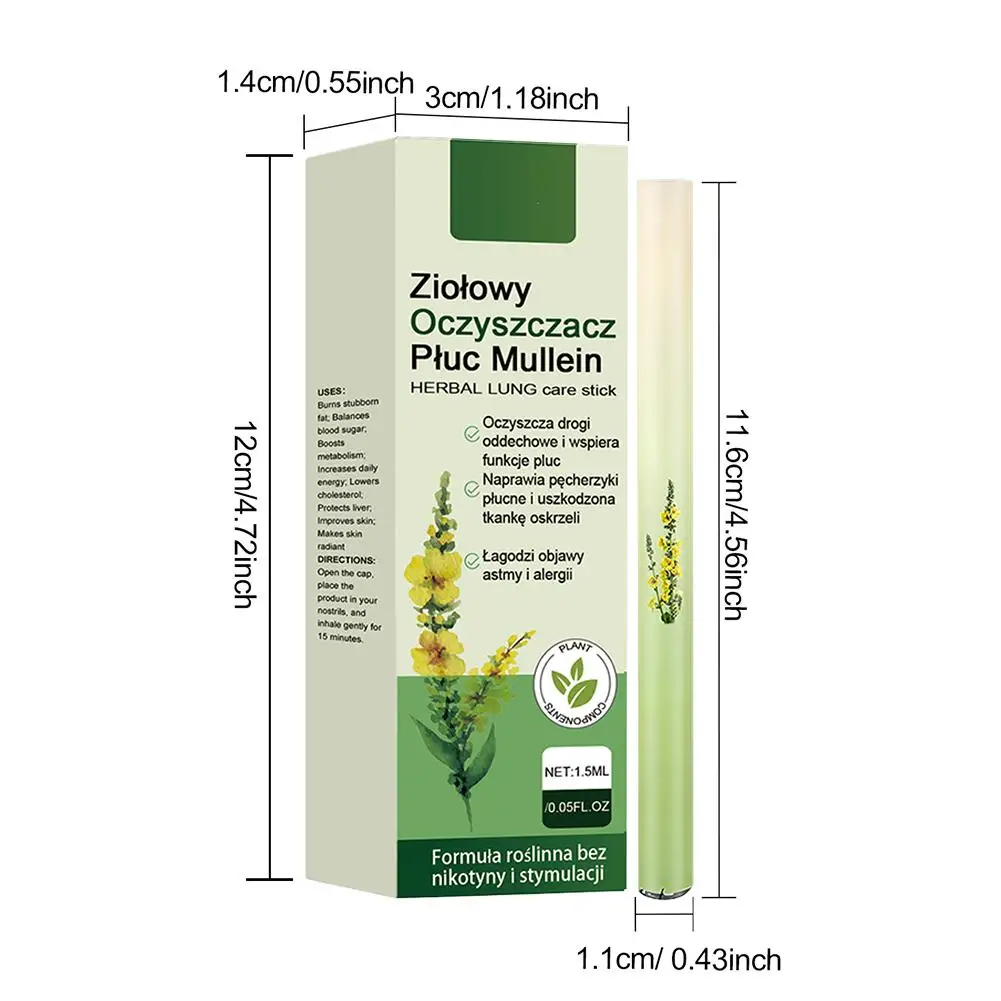 1 قطعة قلم تنظيف الرئة الرئة الصحة الهواء الاستنشاق العناية بالتنفس التطهير عصا الطبيعية الرئة التطهير الروائح الناشر #6