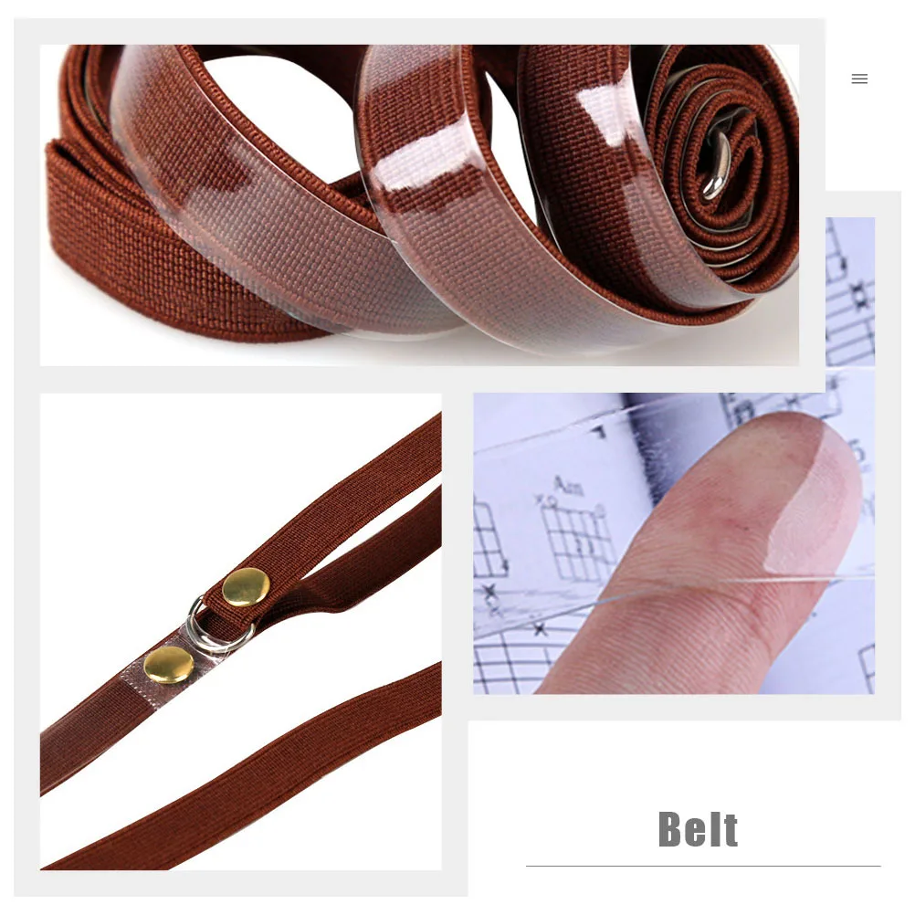 Portable Piano Pressure Band Durable Music Score Fixing Clip Smooth Page Holder for Practice Metronome for Piano