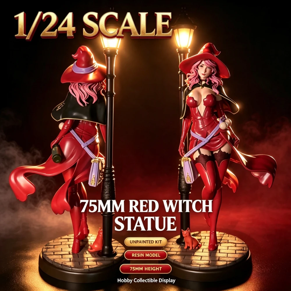 1/24 (75mm) Cast Resin Model Kit, GK, Science Fiction Characters, Unpainted Model Toys