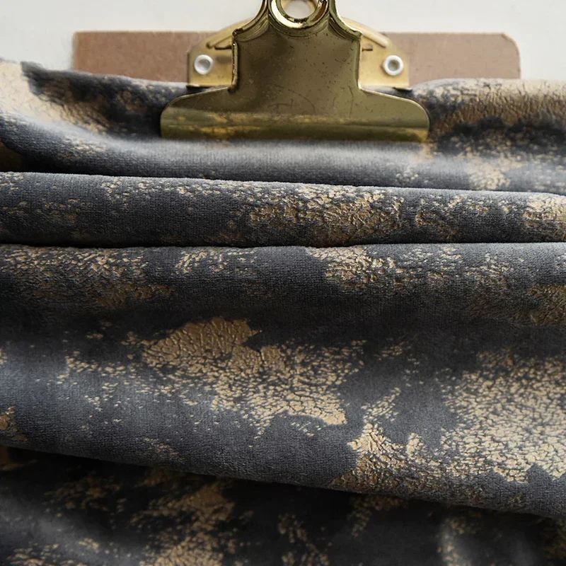 Curtains for Living Room Luxury blackout Bedroom Northern European Bronze Texture Velvet Thick Window Cloth Solid Color black