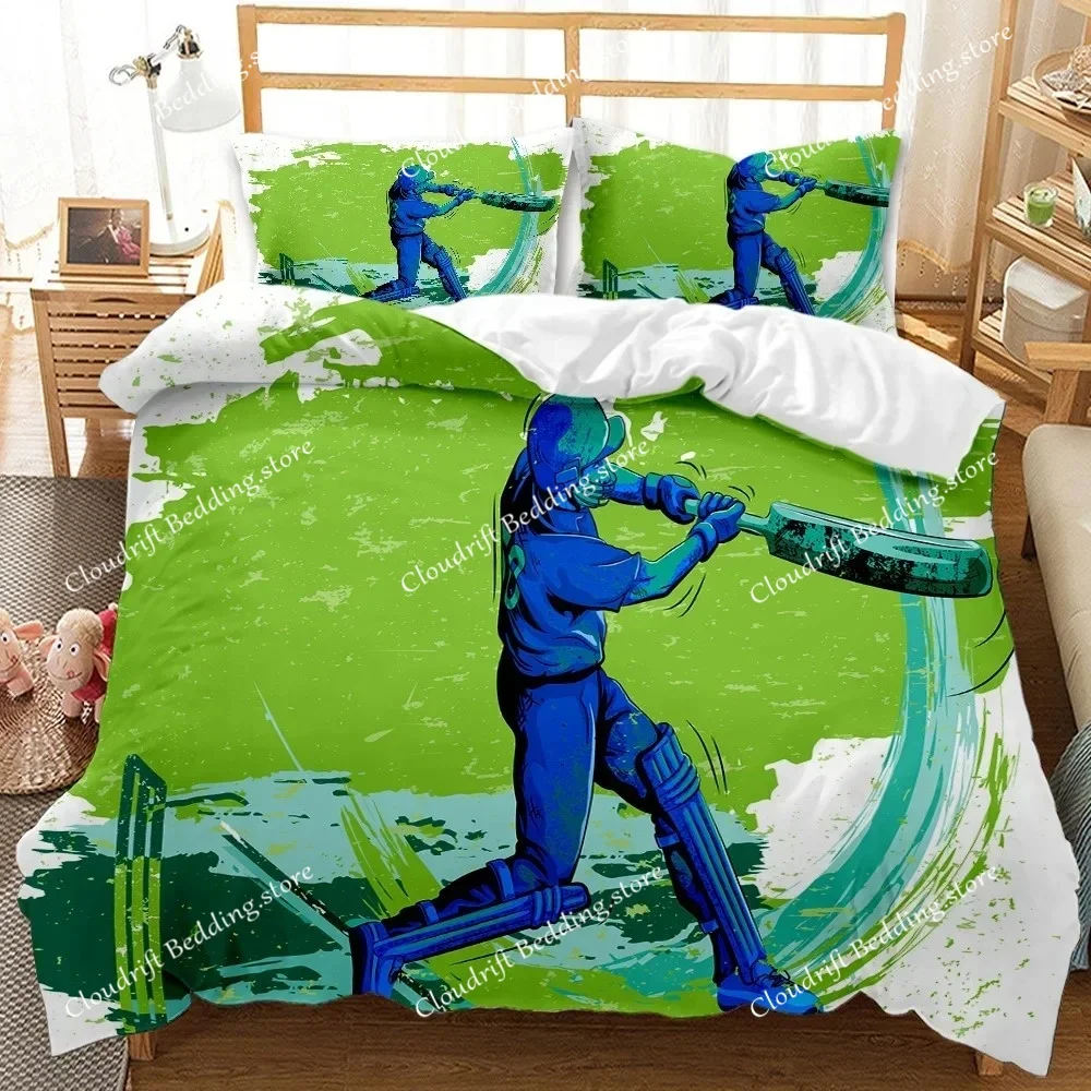 

Sports Duvet Cover Set Taekwondo Ski Swimming Boxing Dance Badminton Baseball Ice Hockey Queen Polyester Bedding Set Teens Boys