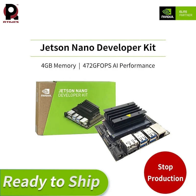 Ready To Ship Original Nvidia Jetson Nano Developer Kit 4gb B01 RTS-NANO-DK01 For Jetson Nano Case Jetson Nano Module Kit