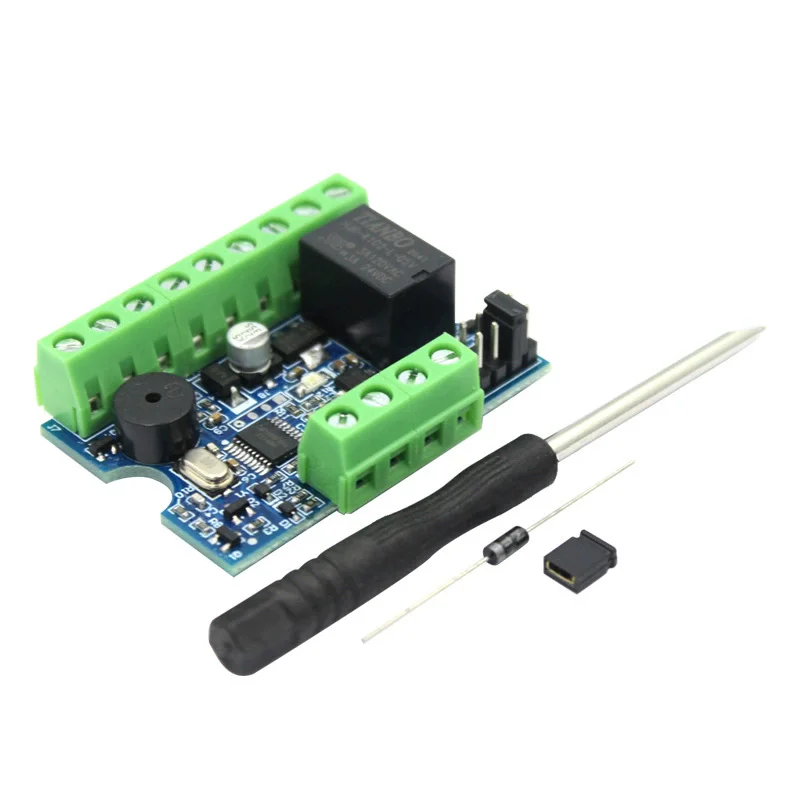 DC12V Mini Relay Module Access Controller Board Kit TM Wiegand Output RFID Card Reder Set Door System Admin Card 1000user