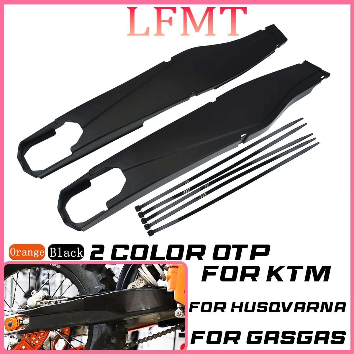 

Motorcycle Flat Fork Protective Shell Rear Chain Slider Guard Cover Plate For KTM SX SXF EXC XC FC TX FX 150 200 250 350 450 500