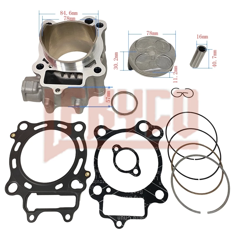 Motorcycle 78mm Cylinder Piston Gasket Kit Motor For HONDA CRF250R CRF250X CRF 250R 250X 12100-KRN-731 12100-KRN-732 Motoblock - Image 5