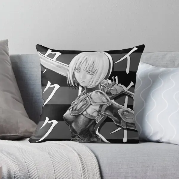 Miria Claymore Anime  Printing Throw Pillow Cover Decor Cushion Anime Office Home Waist Bed Bedroom Pillows not include One Side