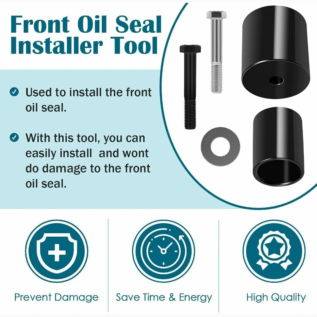 JDG10549 Crankshaft Front Oil Seal Installer Tool Set for John Deere Servicegard Car Accessories