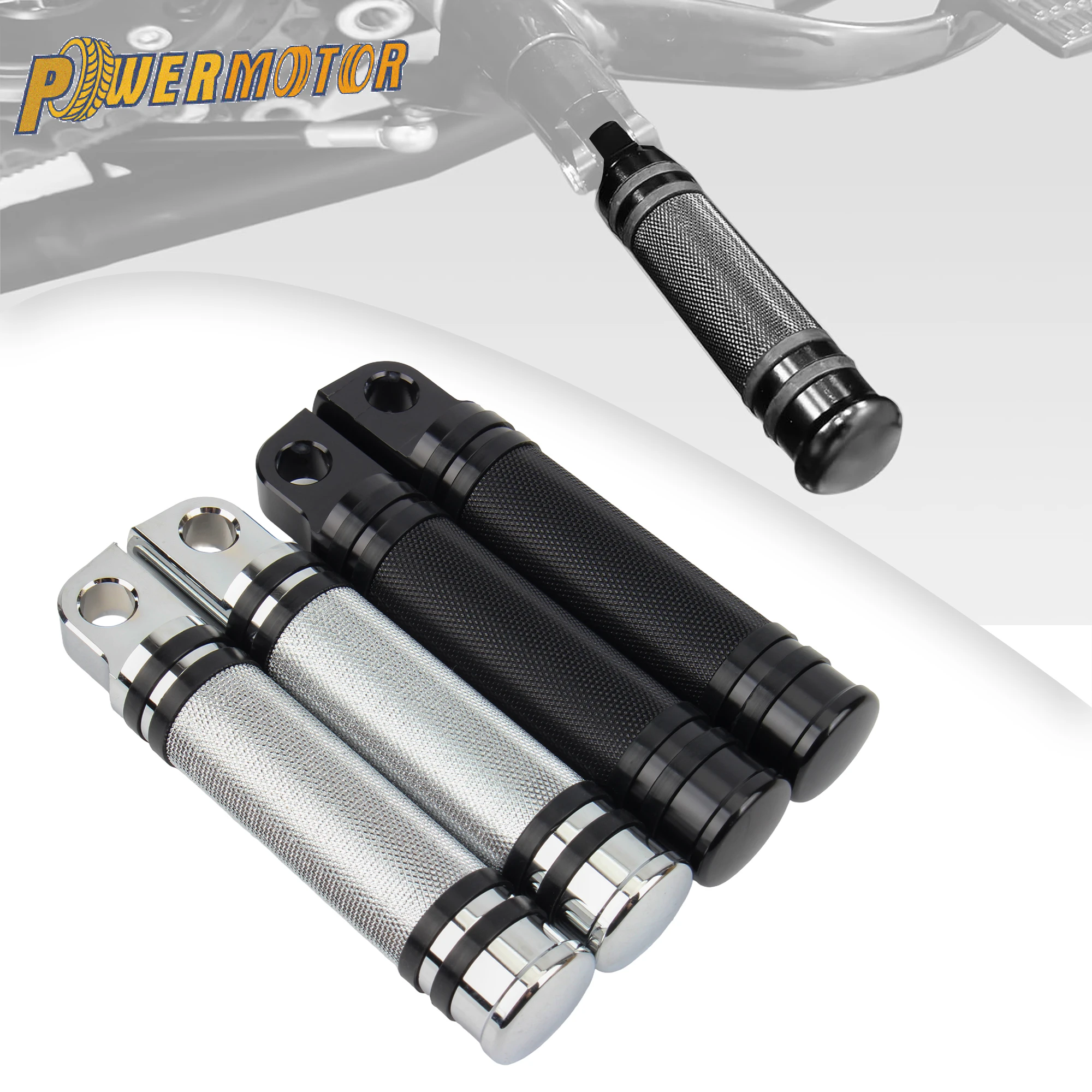 1 paar Motorrad Fußrasten Reiter Hinten Vorne Pedal Fußstütze Für Harley Touring Sportster 883 1200 XL Softail Dyna low Rider