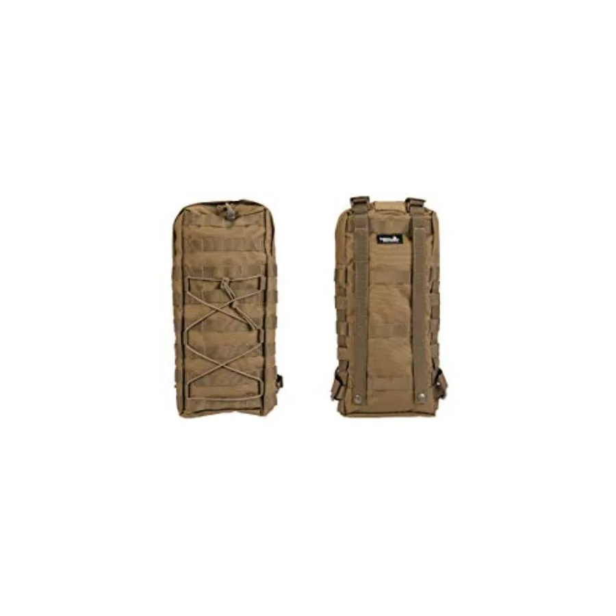 

Tactical Hydration Pack Molle Attachable Backpack, Molle Webbing and Removable Backpack Straps with 3L Leak-Proof Hydration Wat