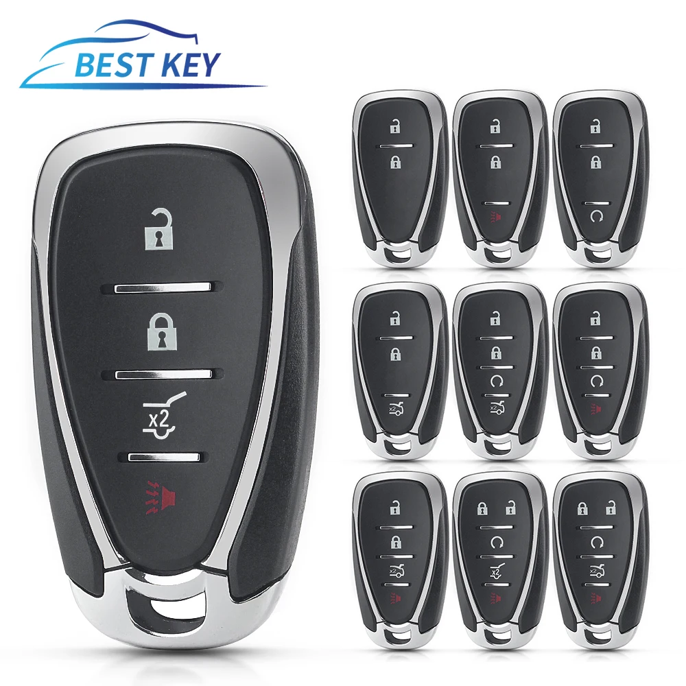 BEST KEY Remote Car Key Shell Case FOB For Chevrolet Cruze Malibu Equinox Camaro 2016 2017 2018 2019 2/3/4/5 Buttons