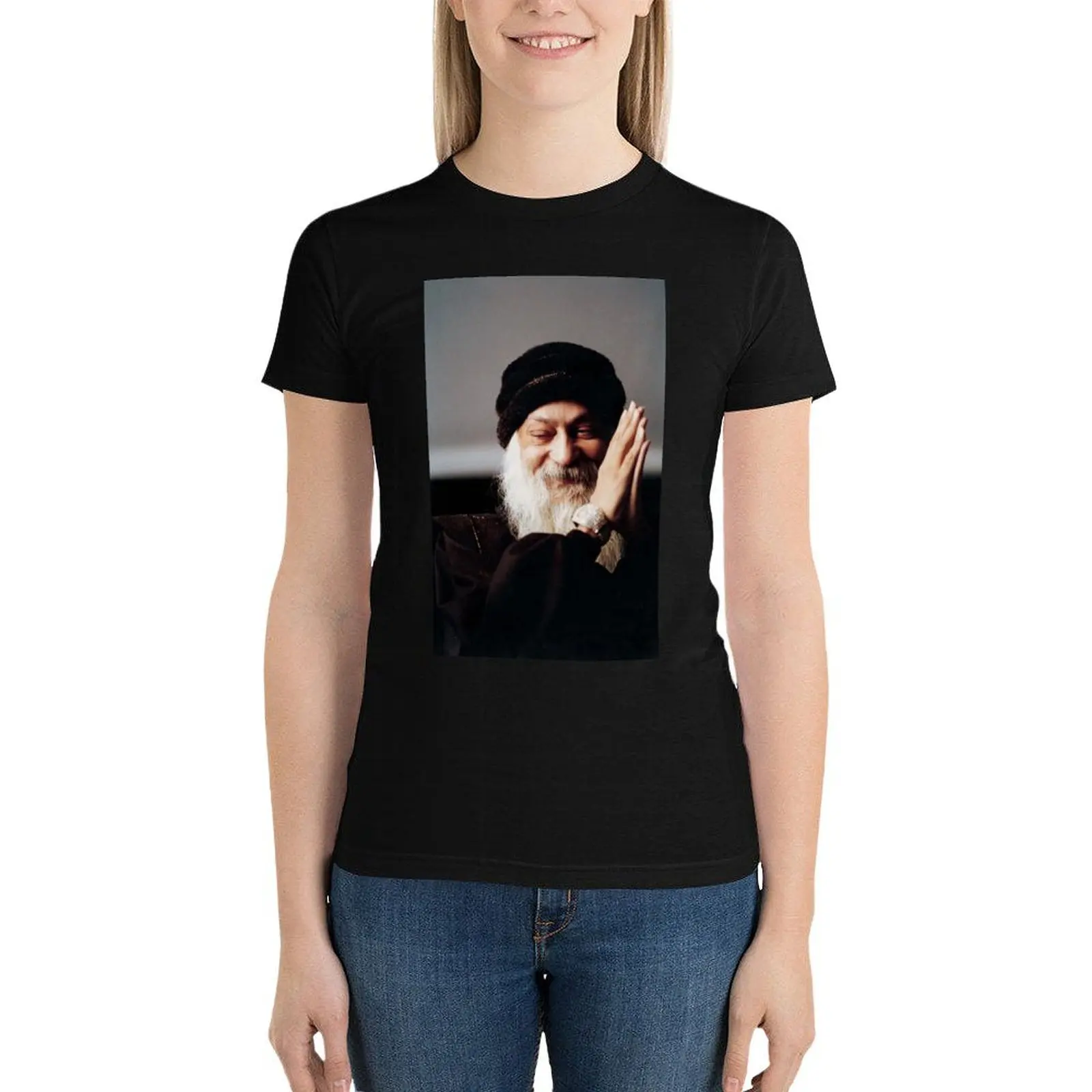 Osho T-Shirt funny Blouse shirts graphic tees t shirts for Women loose fit