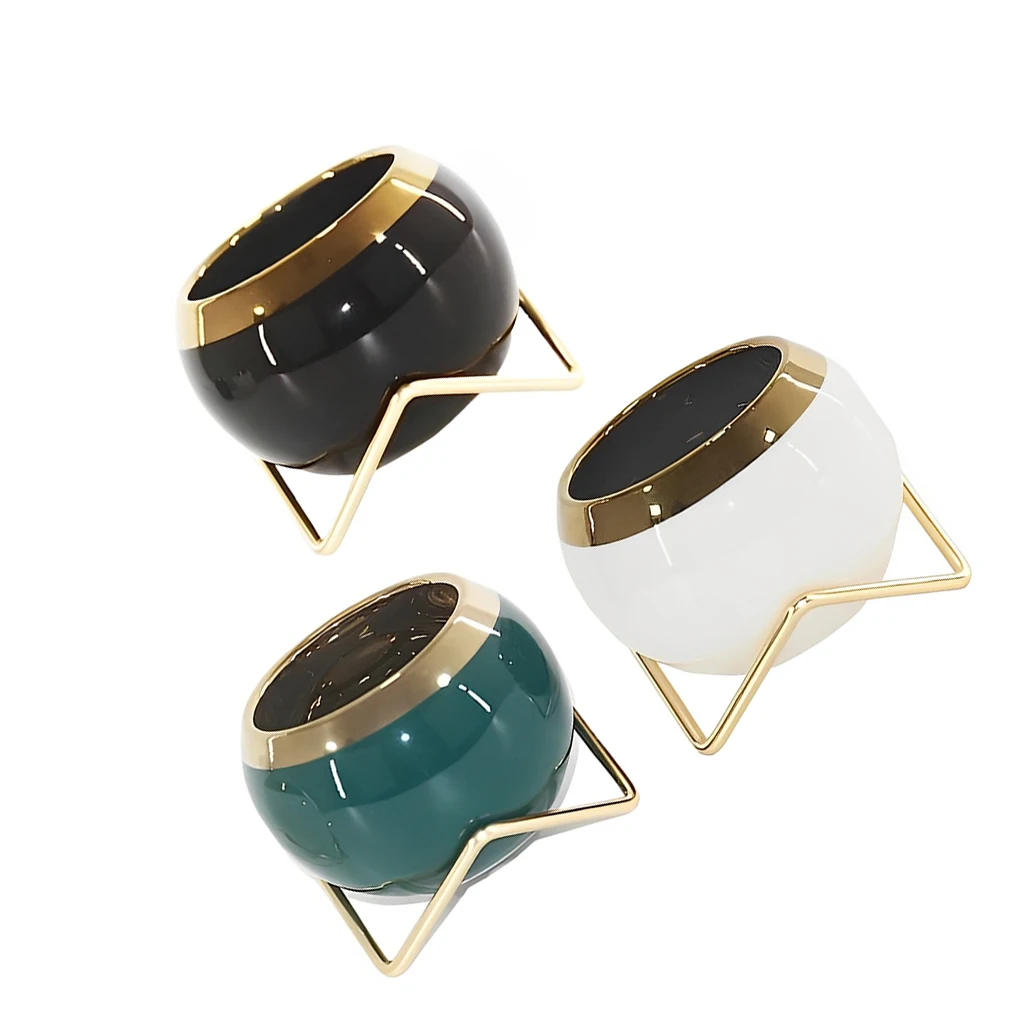 

Ceramics These Multi-color Flowerpot Sets Will Brighten Up Any Room The Appearance Is Fresh And Gives People A Good