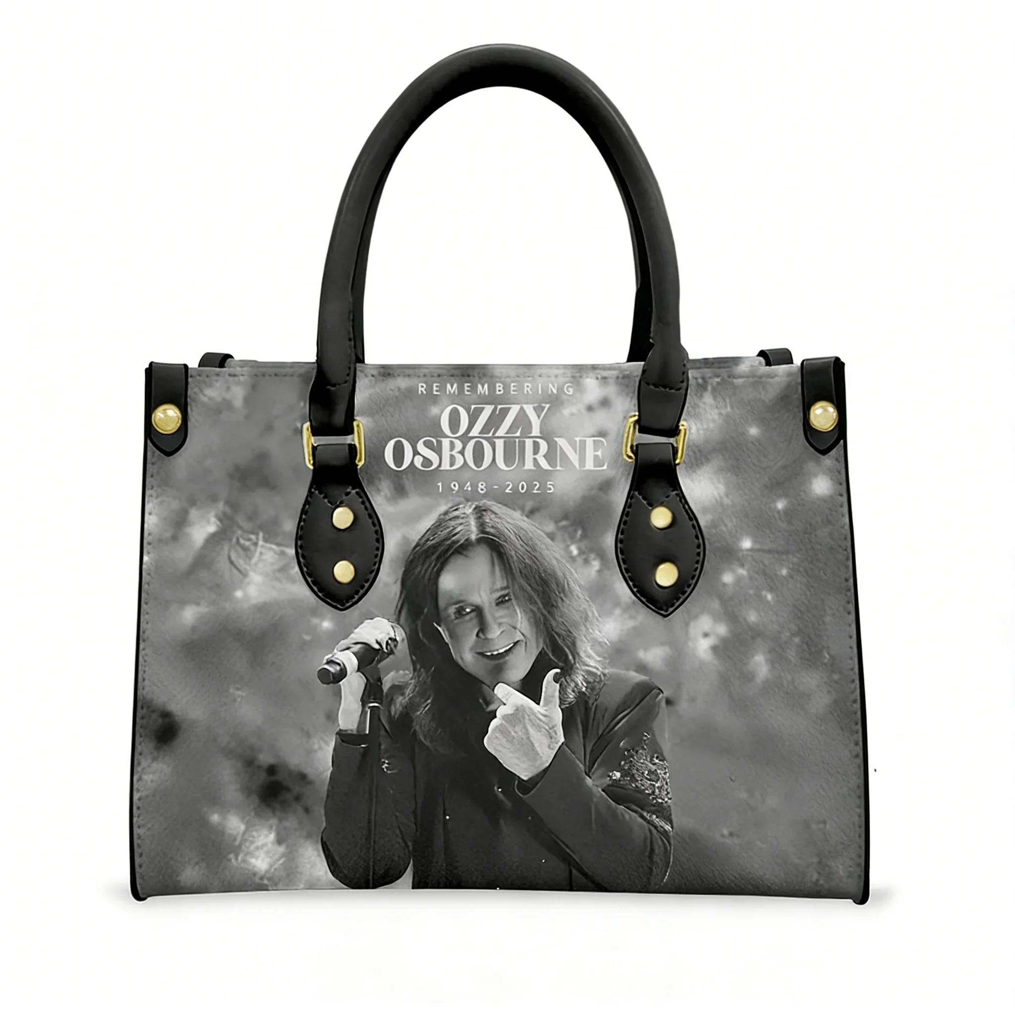 

Сумка Ozzy Osbourne, женская и мужская сумка-тоут, модная сумка через плечо, кожаная сумка, дорожная сумка, сумка для покупок, подарок