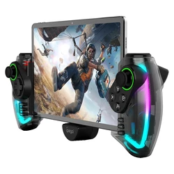 Ipega nuovo PG-9777S RGB Bluetooth Gamepad per Nintendo Switch/Android/iOS/PC iPad Light Controller estensibile a vibrazione lineare