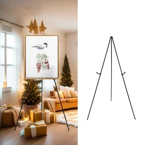 Hitam Tripod Display Easel Stand Stand Display Logam Berkualitas Tinggi Perlengkapan Pertunangan Pernikahan Aksesori Dekorasi Pesta Ulang Tahun 12 penjualan terbaik yang baru saja dilakukan - №