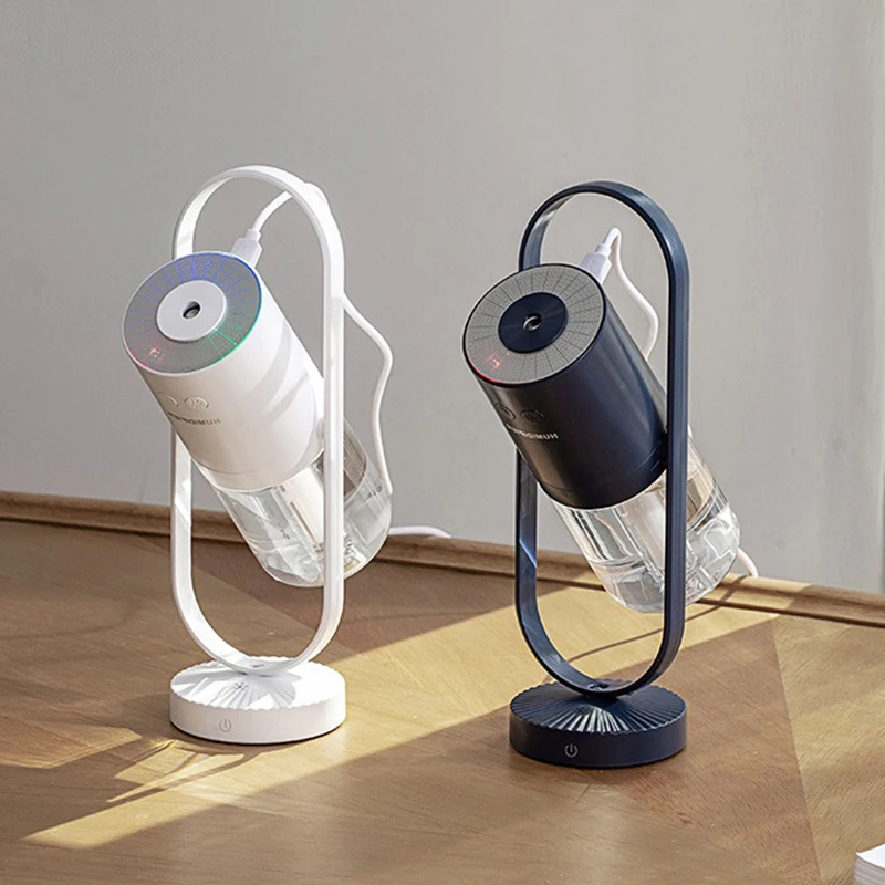 Mini 200ml Usb Projection Cool Mist Diffuser Desktop Humidifier - 360° Free Rotation,  Keep Your Home Or Bedroom Fresh And Humid