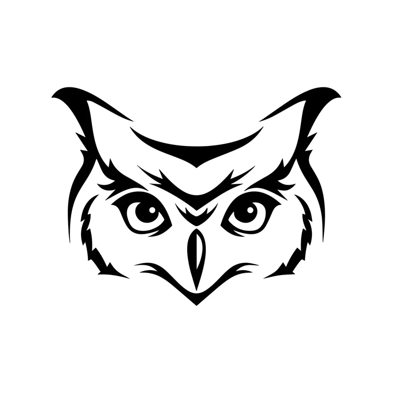 

Personalized Owl Contour Car Sticker PVC Fashion Exquisite Bumper Windshield Auto Decal Motorcycle Laptop Decoration Waterproof