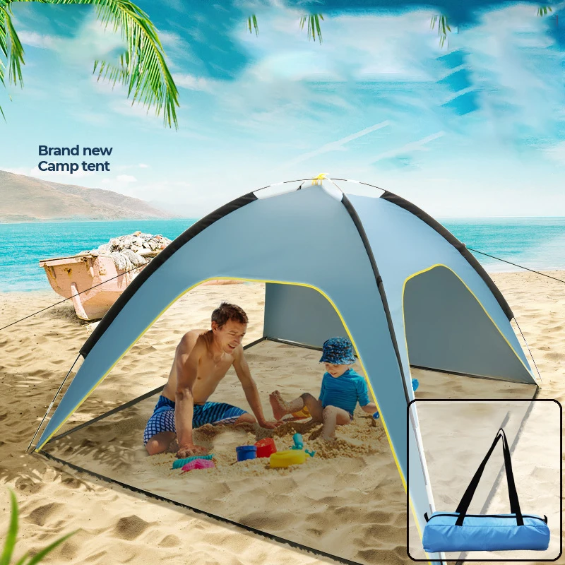 Tent Potable Beach Tent Lightweight Outdoor UV Protection Camping Fishing Tent Cabana Sun Shelter 2024