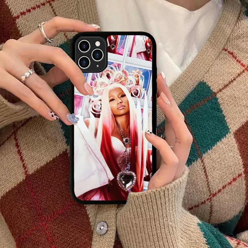 Hot Singer N-Nicki M-Minaj Phone Case Silicone PC+TPU For For IPhone 11 12 13 14 15 16 Plus Pro Max Cover