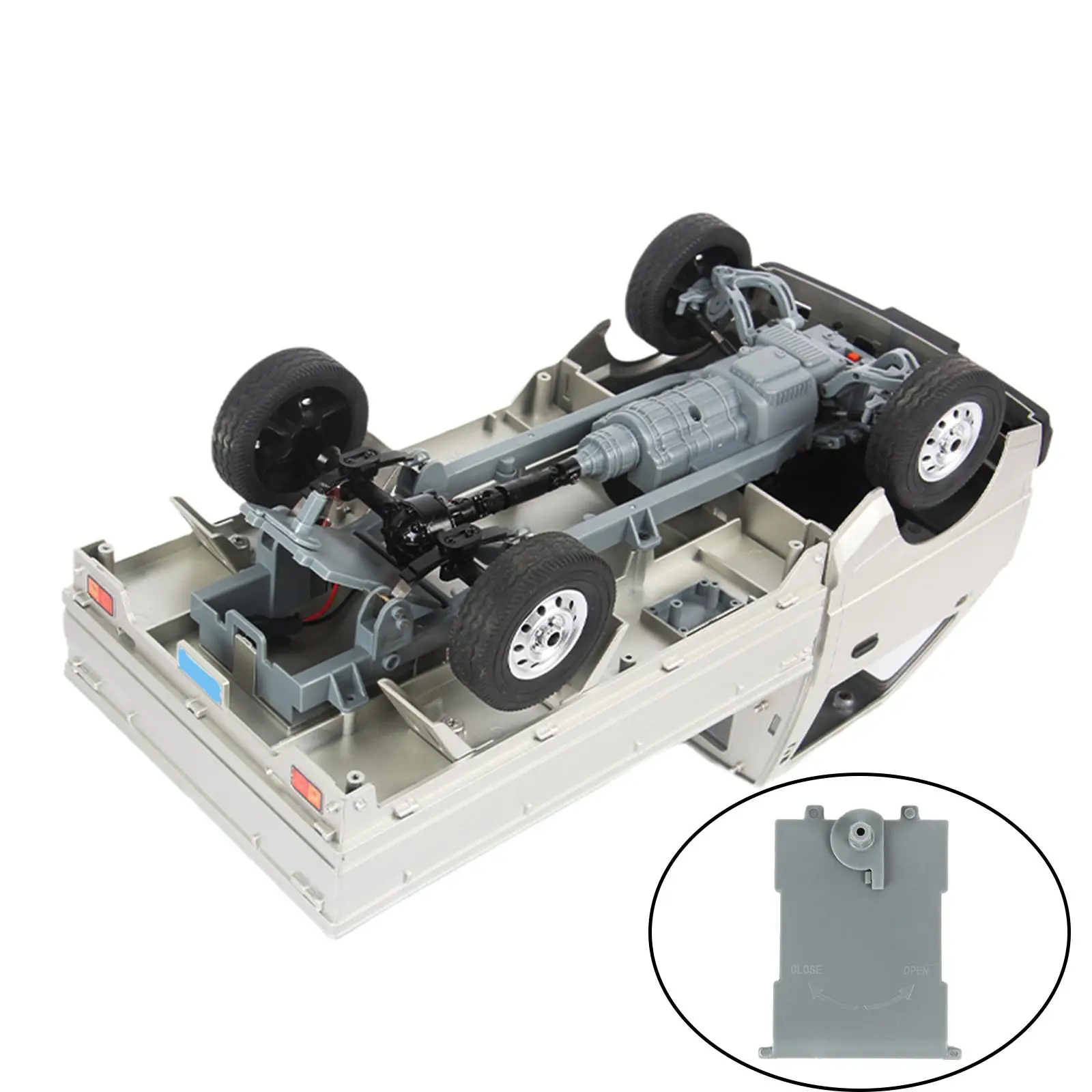 RC Car Battery Cover Case for WPL D12 1:10 RC Crawler Model Parts