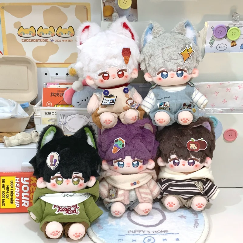 20cm amor y espacio profundo Rafayel Xavier Zayne Sylus Caleb ventilador periféricos originales adorno de habitación de escritorio Fans muñeca de regalo de cumpleaños