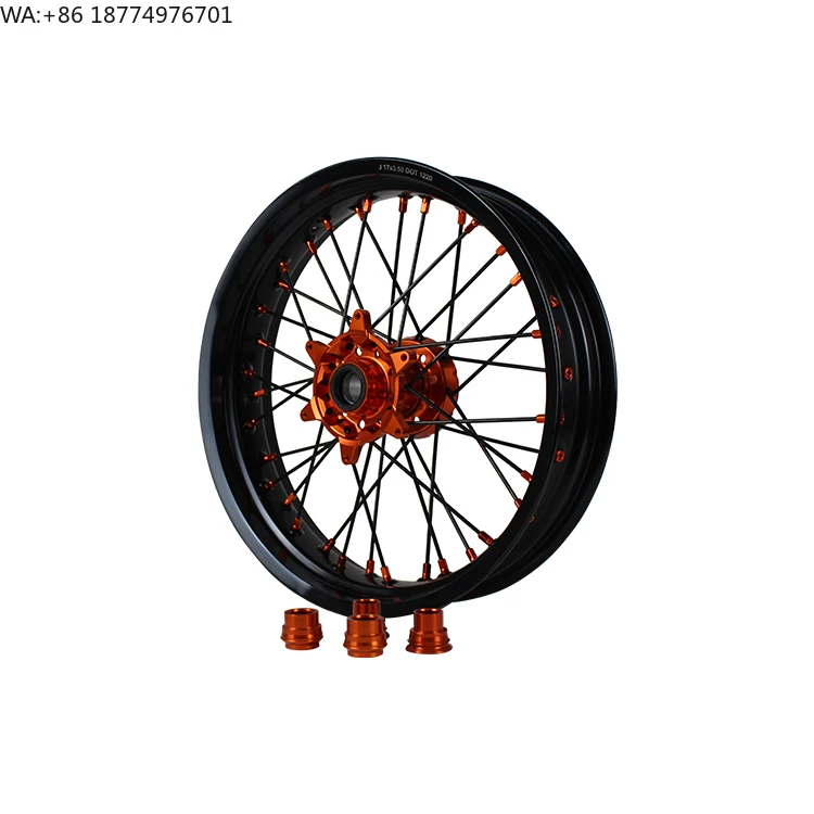 Wholesale Fit  EXC 2008 Years 17/16 Inch Wheel Set Off Road Pit Bike Supermoto Wheels