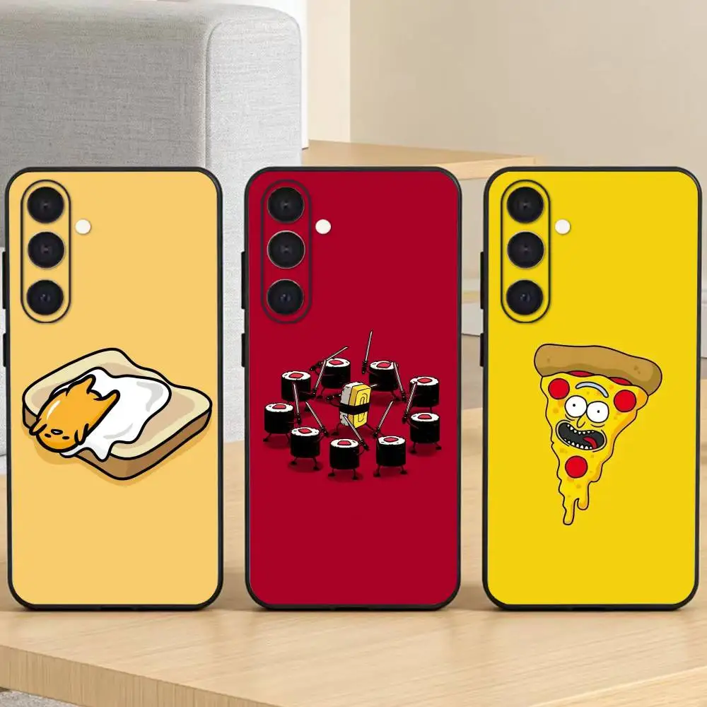 K-Kawaii Healing Phone Case For Samsung Galaxy A73,A72,A71,A70,A52,A51 Others Soft Black Cover