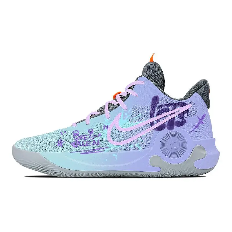 

[Модная фантазия унисекс на заказ] Nike KD Trey 5 IX Trendy Madness Амортизирующие износостойкие баскетбольные кроссовки средней высоты унисекс Blu