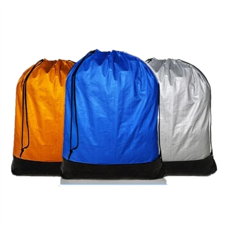 

PE Large Size Draw Rope Bag Luggage Clothing Quilts Storage Waterproof Moisture-proof Packing Logistics Express Package Bags