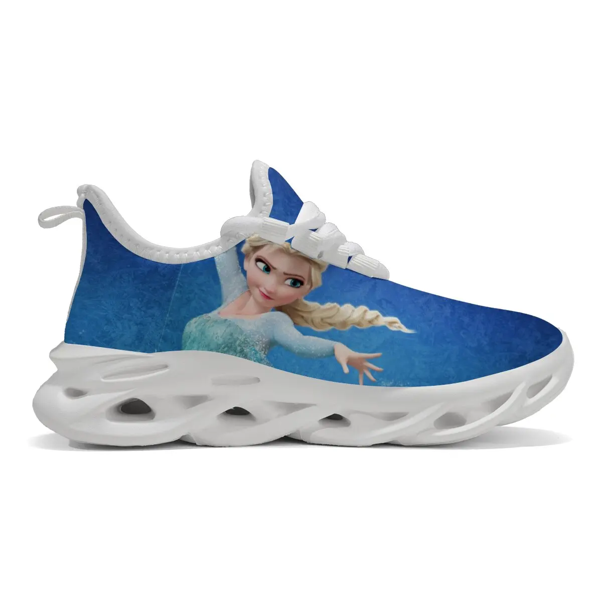 Disney Girls Cartoon Frozen Sirena Principessa Scarpe casual carine Scarpe sportive con fondo morbido antiscivolo per regalo per ragazza Scarpe Topolino
