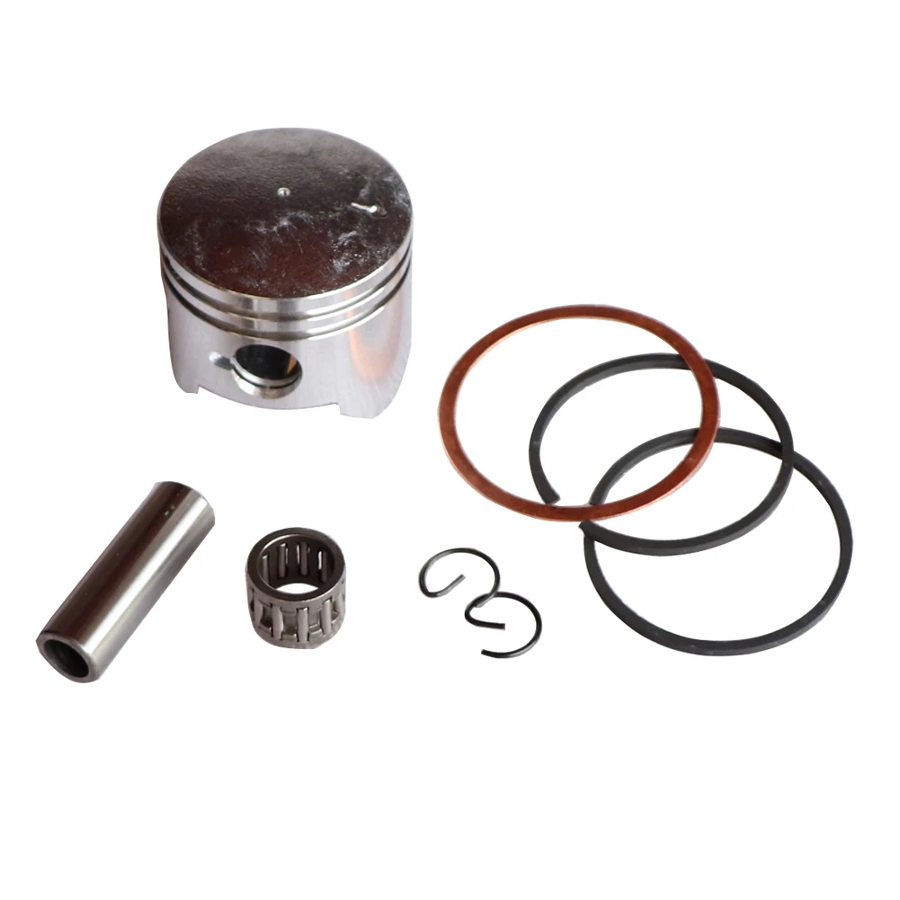 44-6 Engine Cylinder Head With 44MM Piston Kit for 2 Stroke 49cc Mini Dirt Bike Mini ATV Quad Pocket Bike Piston Ring view 5