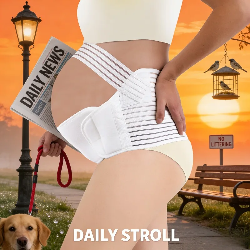 

Дышащий регулируемый пояс для беременных, поддержка талии, послеродовой пояс для поддержки беременных