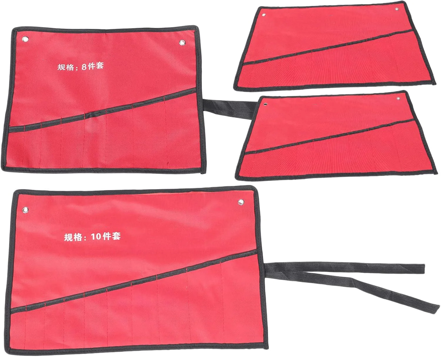 Professional Wrench Set with Heads and Reinforced Oxford Cloth Roll Up Bag for Daily Maintenance Professional Wrench