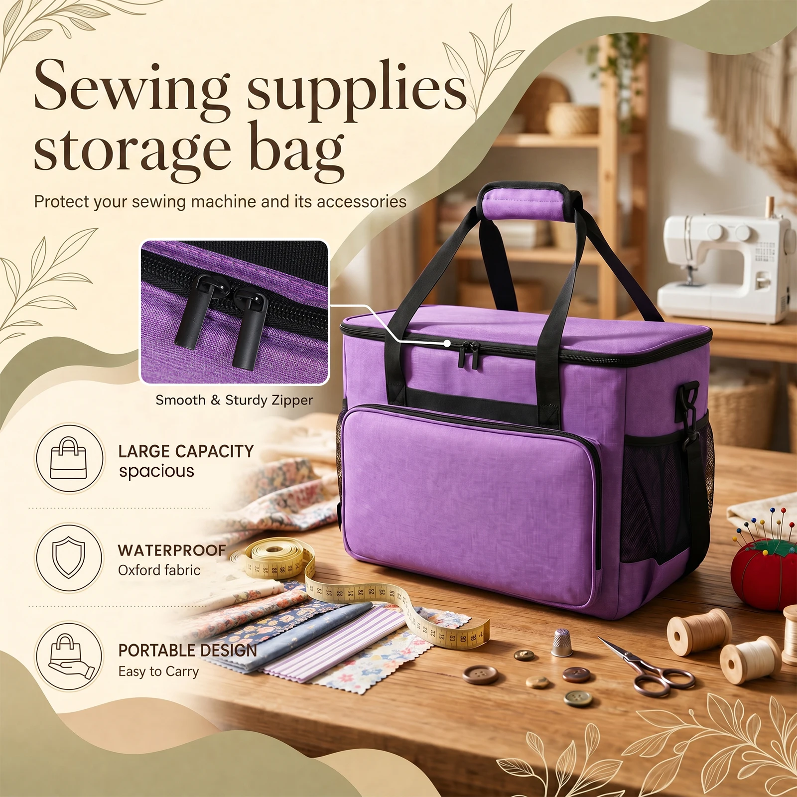 Grande sacoche de transport po - Travel Accessories To Sew avis et prix